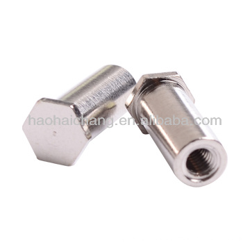 Galvanized self tapping round hex head machine screw fastener nut